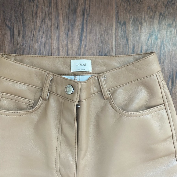 ARITZIA MELINA PANT IN CAMEL - Picture 5 of 7